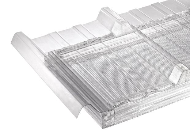 Plaque de couverture plane en polycarbonate alvéolaire Onduclair PCMW 16 x  980 x 3000 mm ONDULINE, 613350, Matériaux et Gros oeuvre